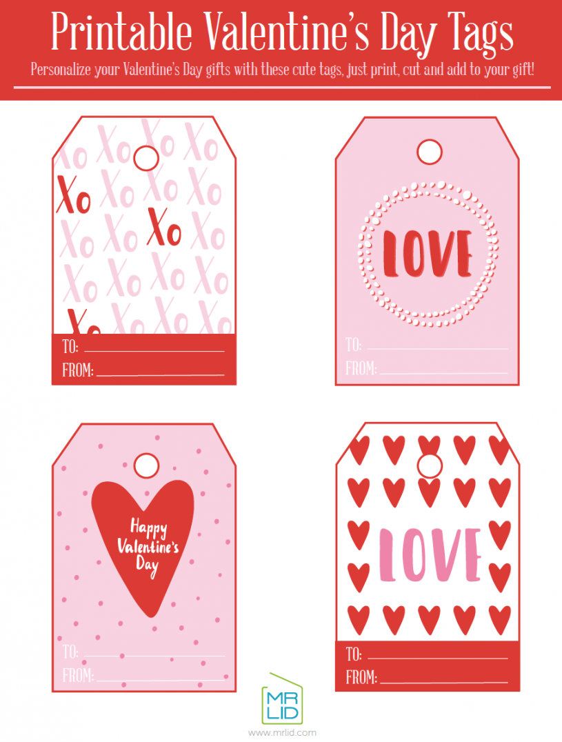 gift tag template editable free aquamarine valentine's day gift